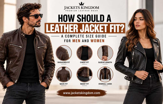 How Should a Leather Jacket Fit? A Complete Size Guide for Men and Women
