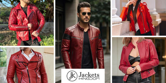 How to Style Red Leather Jackets?