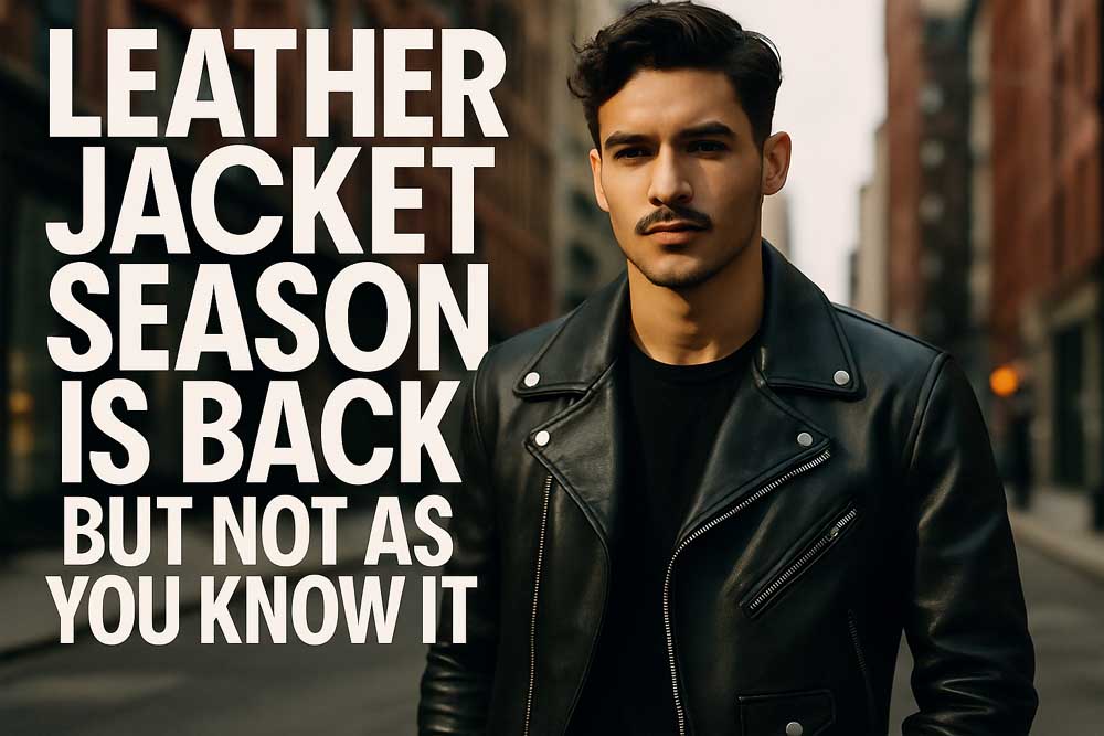 Leather Jacket Season Is Back But Not as You Know It
