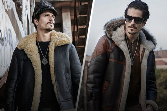 Men's Shearling Coats Offer Timeless Charm And Modern Functionality