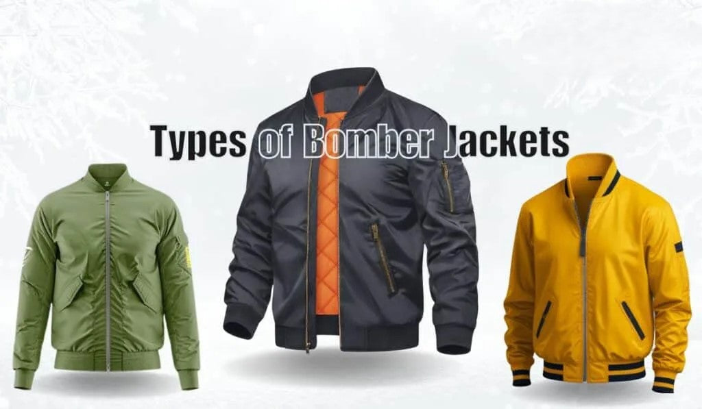 Types of Bomber Leather Jackets