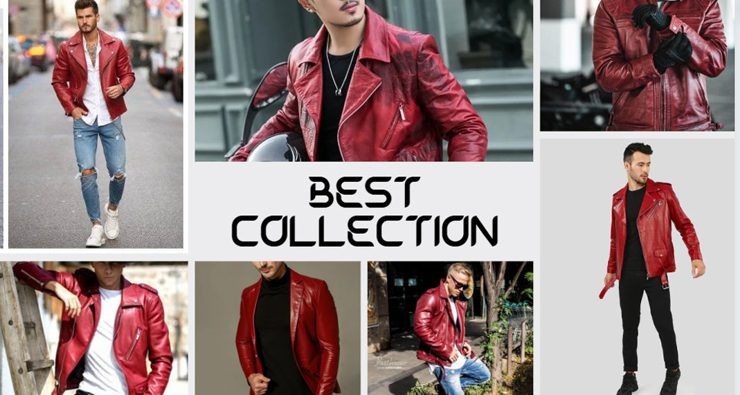 Best Red Leather Jackets for Men