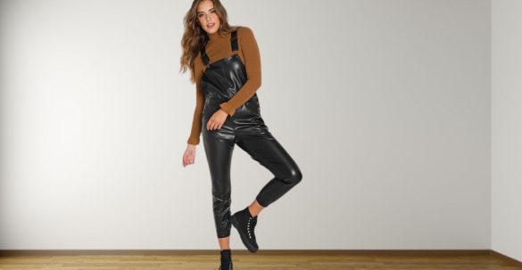 Petite Leather Jumpsuits