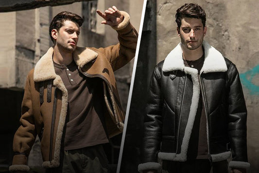 Shearling Leather Jackets for Men Are a Confidence Boost You Can Wear