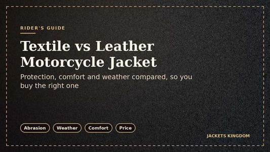 Textile vs Leather Motorcycle Jacket: Which One Should You Buy?