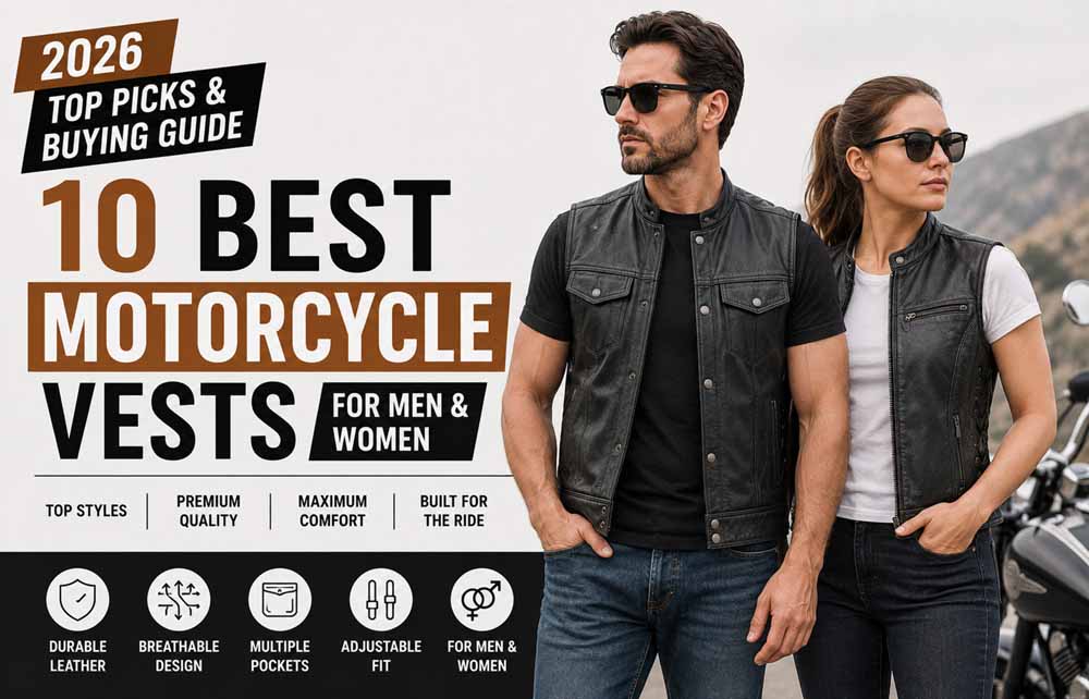 10 Best Motorcycle Vests for Men & Women in 2026: Top Picks & Buying Guide
