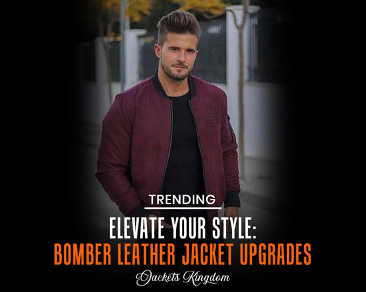 Upgrade Your Look with Bomber Leather Jackets