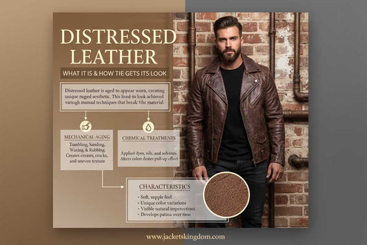 What Is Distressed Leather and How It Gets Its Look