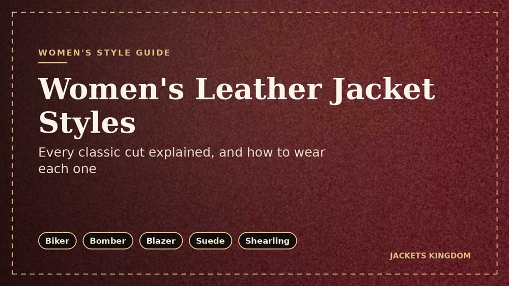 Women's Leather Jacket Styles: A Complete Guide to Every Classic Cut