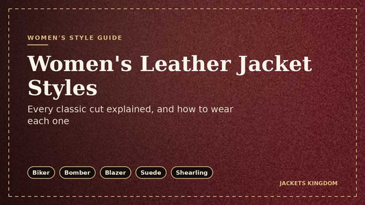 Women's Leather Jacket Styles: A Complete Guide to Every Classic Cut