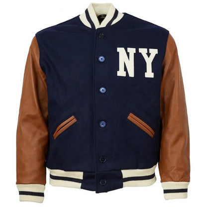 1940 NY Yankees Varsity Blue and Brown Jacket