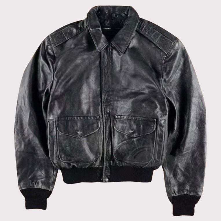 Distressed Leather Jacket - Buy Vintage Leather Jacket Online