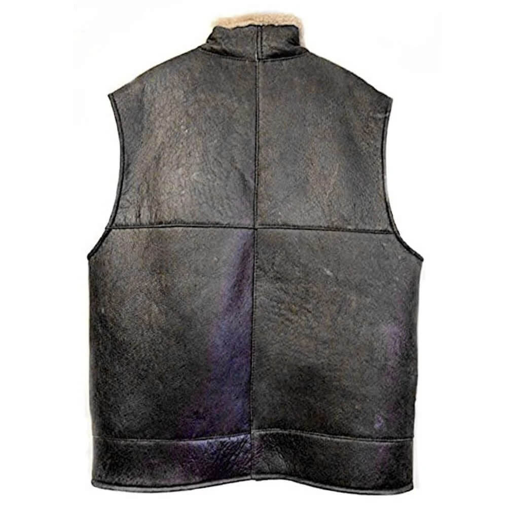 B3 Aviator Vest - Shearling Flight Vest