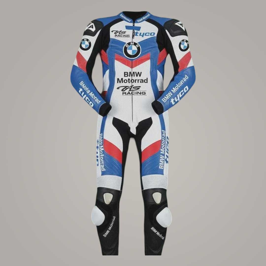 BMW Style Motorcycle Racing Leather Suit