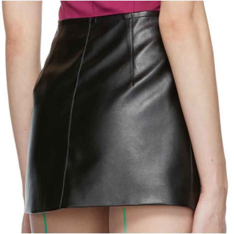 Genuine Leather Skirt for Women