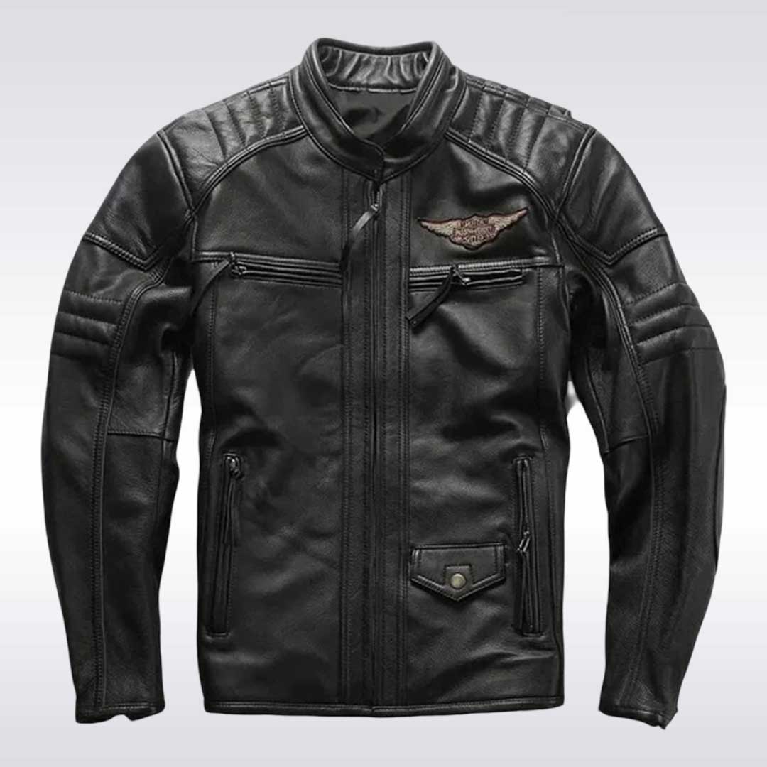 Black Harley Davidson Passion Velocity Leather Jacket