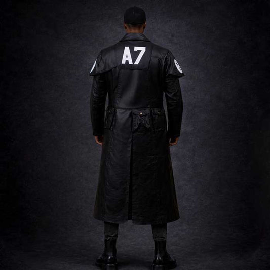 Brown Fallout NCR Ranger A7 Duster Coat with Custom Leather Option
