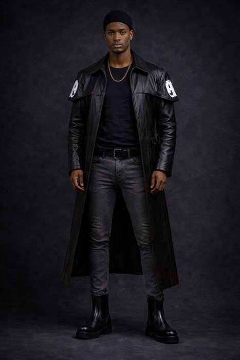 Brown Fallout NCR Ranger A7 Duster Coat with Custom Leather Option