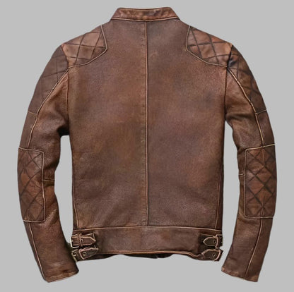 Buy Brown Biker Jacket