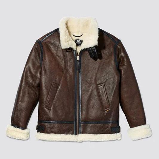 B-3 Flight Leather Bomber Jacket