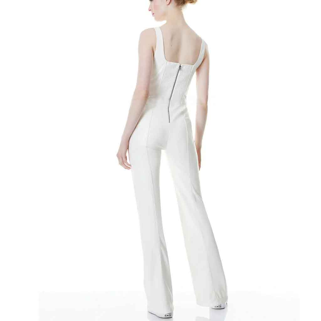 Buy Classy White Leather Jumpsuit for Women Online - Free Shipping