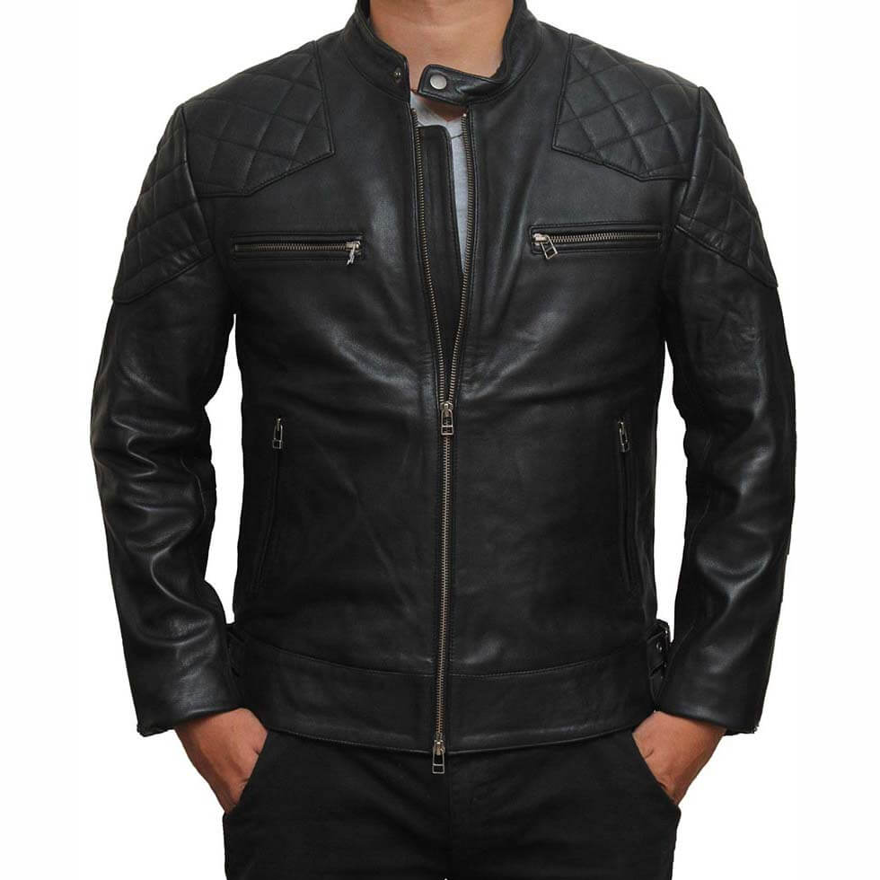 David Beckham Leather Jacket by JacketsKingdom