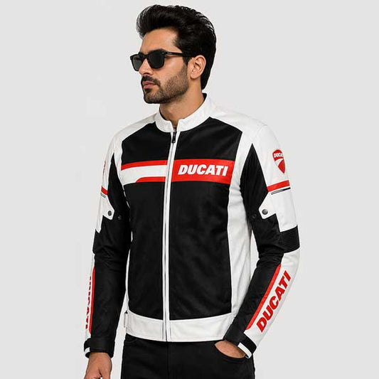 Ducati AirFlow Pro Black Mesh Motorcycle Jacket
