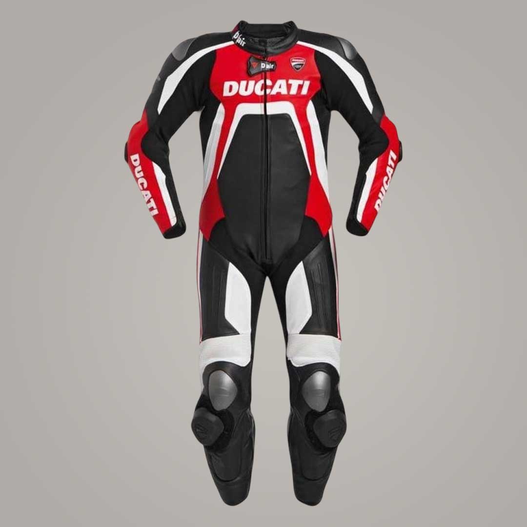 Ducati Corse Leather Motorcycle Racing Suit