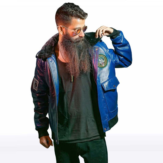 Goon Clown Prince Joker Bomber Leather Jacket