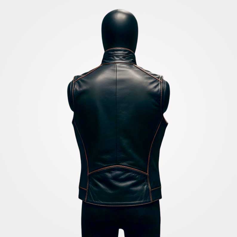 Handmade cyberpunk cosplay vest featuring futuristic armor design by Jackets Kingdom