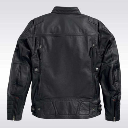 Harley Davidson Mens Exmoor Reflective Wing Leather Jacket