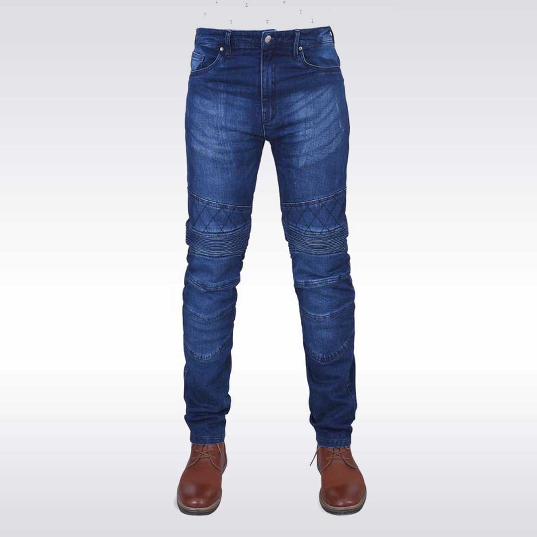 Kevlar Motorcycle Jeans with CE Level 2 Armor for Men