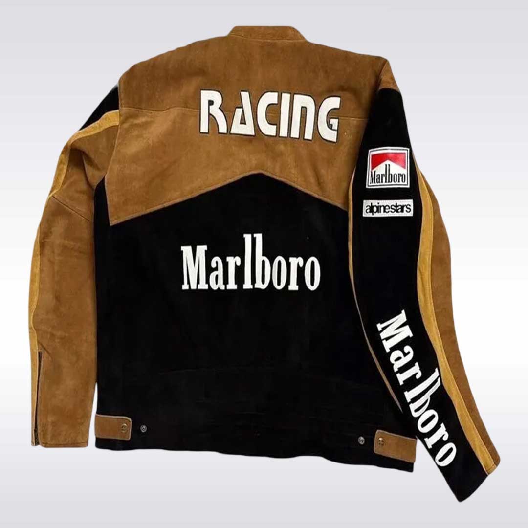 Marlboro Vintage Racing Leather Jacket