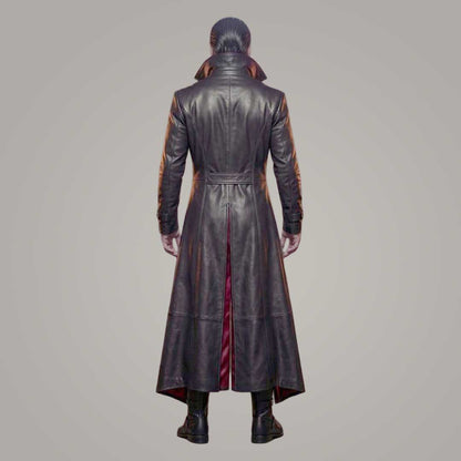 Men's Gothic Leather Coat and Pant Set