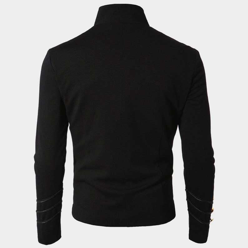 Men's and women's Napoleon jacket featuring Mandarin collar and embroidery by Jackets Kingdom