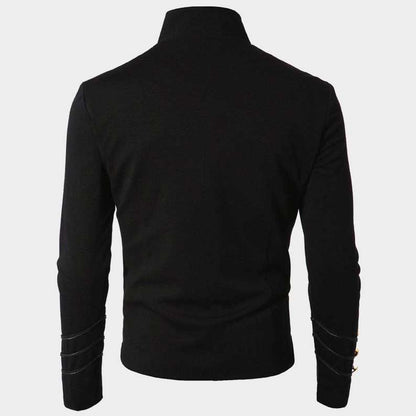 Men's and women's Napoleon jacket featuring Mandarin collar and embroidery by Jackets Kingdom