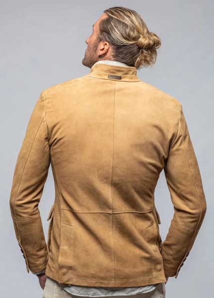 Mens Brown Field Suede Leather Jacket