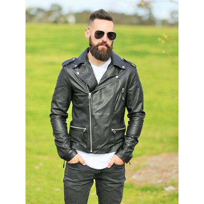 Designer Men's Leather Jacket