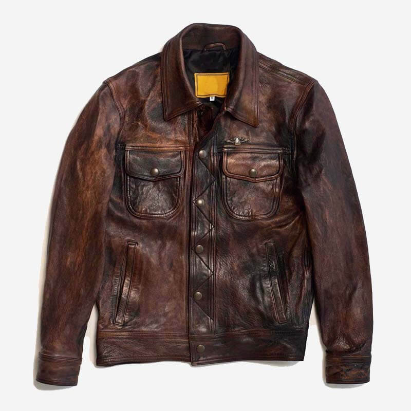 Mens Horsehide Leather Jacket For Winters