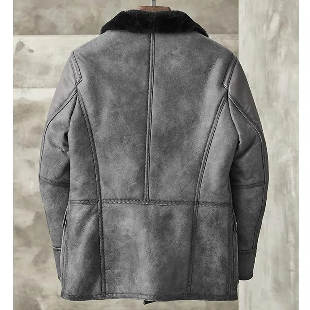 Men's Genuine Leather Coat