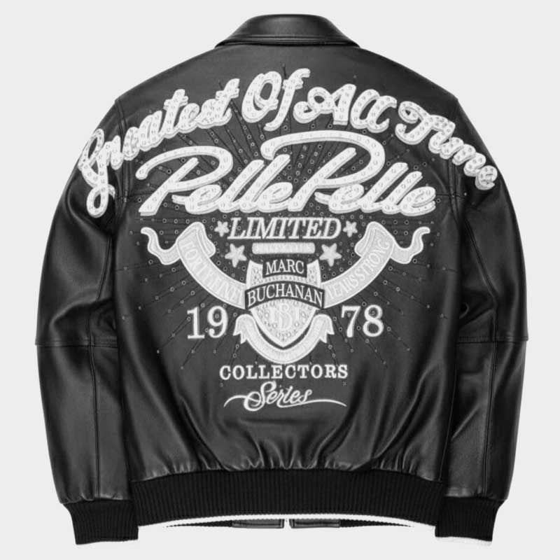 Pelle Pelle GOAT Edition Black Leather Jacket for Men Premium Biker Style