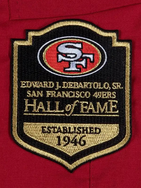 San Francisco 49ers Frank Gore Red Hall of Fame Blazer Jacket