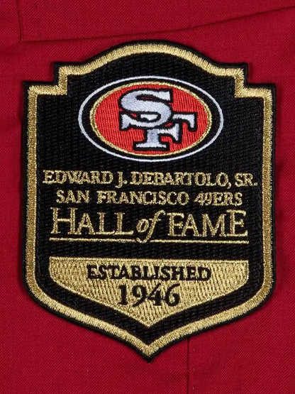 San Francisco 49ers Frank Gore Red Hall of Fame Blazer Jacket