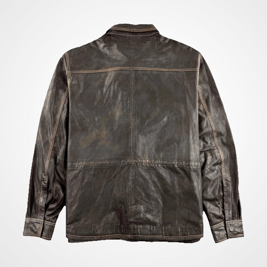 Scully Sherpa Lined Leather Ranch Jacket for Men