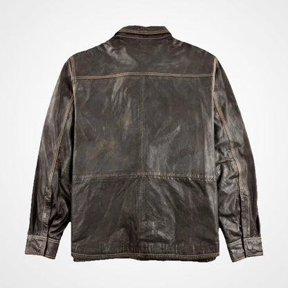 Scully Sherpa Lined Leather Ranch Jacket for Men