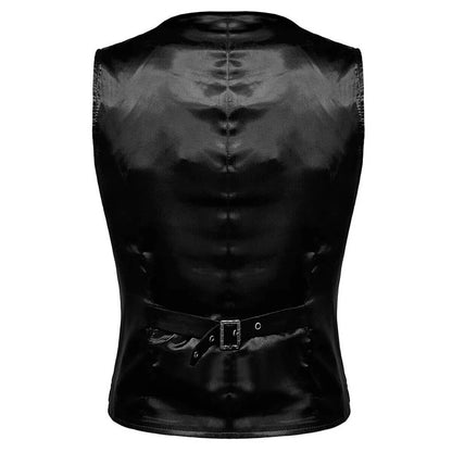 Black Steampunk Waistcoat