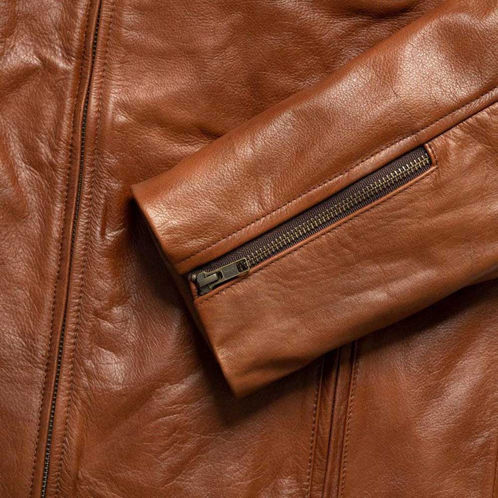 Whiskey Brown Classic Leather Jacket