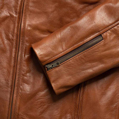 Whiskey Brown Classic Leather Jacket
