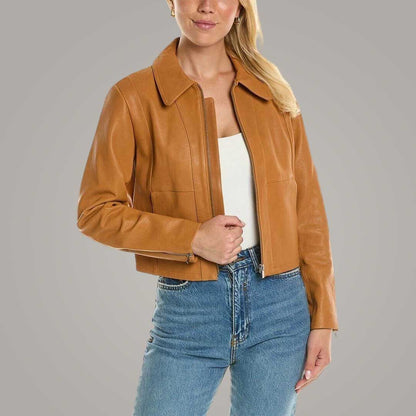 Women's Rebecca Taylor Pebbled Leather Moto Jacket