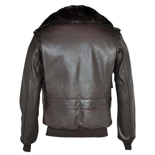 A-2 Naked Cowhide Leather Flight Bomber Jacket